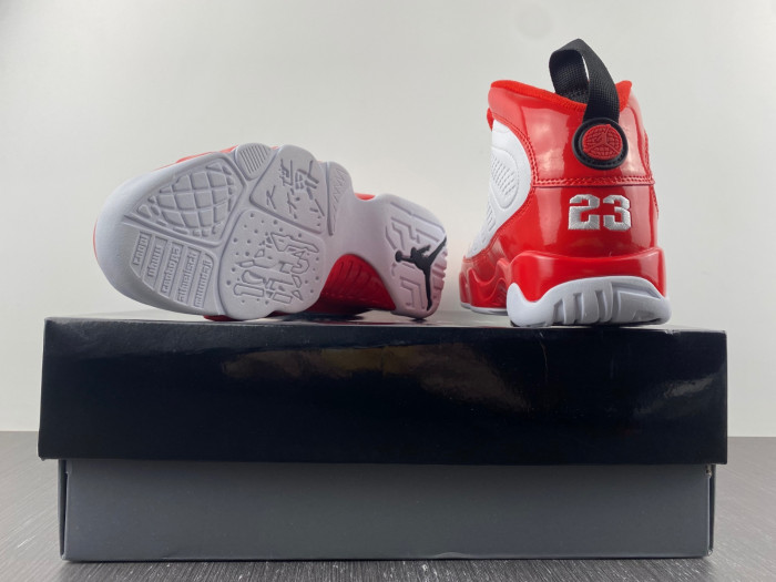Air Jordan 9 Retro White Gym Red - 302370-160
