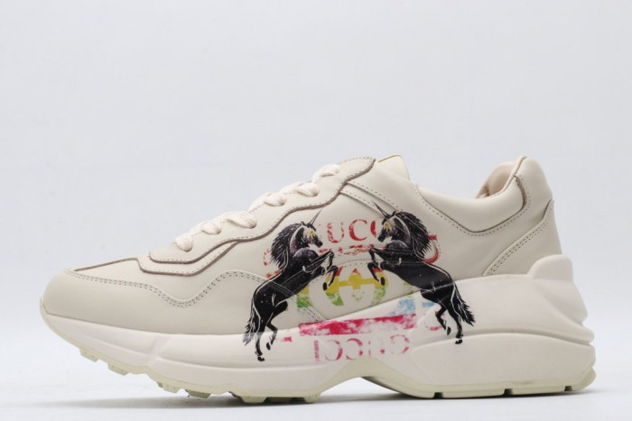 Gvc*1 Rhyton Leather Sneaker