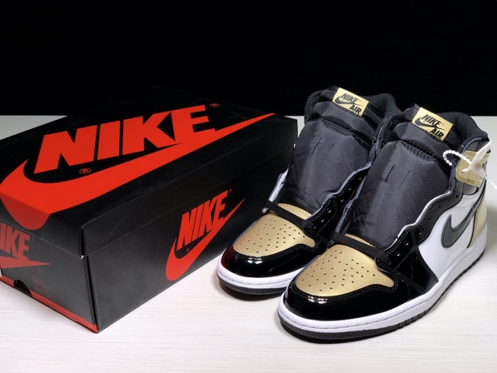 Air Jordan 1 Retro High Glod Toe 861428-007