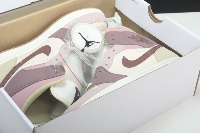 Air Jordan 1 Mid SE Dark Pony Smoky Mauve (W) - DO7440-821