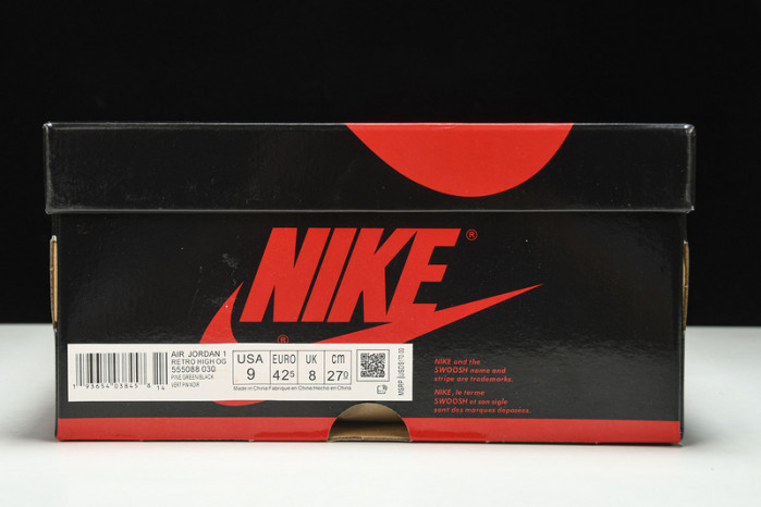 Air Jordan 1 Retro High Pine Green Black - 555088-030