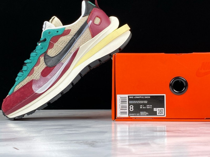 NIKE X SACAI LD WAFFLE BLACK NYLON UK 14 US 15 BV0073-102