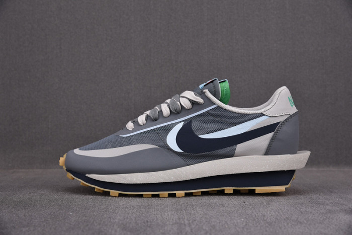 Nike LD Waffle sacai CLOT Kiss of Death 2 Cool Grey DH3114-001