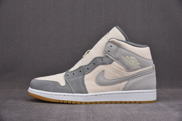 Air Jordan 1 Mid Coconut Milk Particle Grey DN4281-100