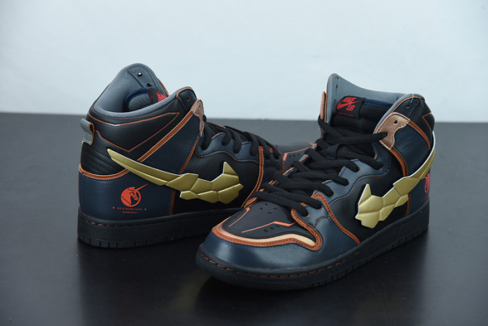 Gundam x Nike SB Dunk High "Banshee" DH7717-400