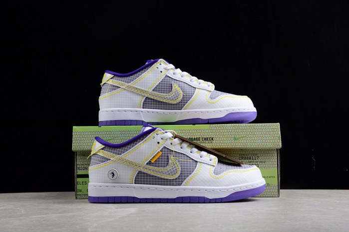 Union Nike Dunk Low Purple Gold DJ9649-500