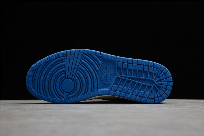 Travis Scott x Fragment x Air Jordan 1 Blue White DH3227-105