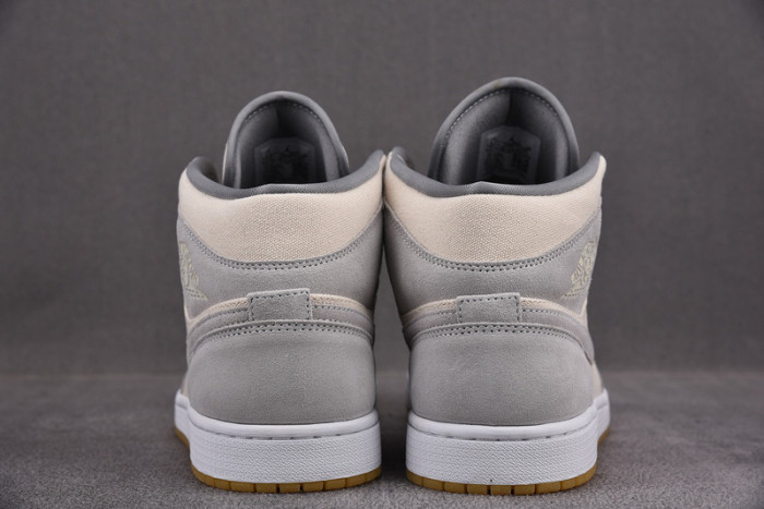 Air Jordan 1 Mid Coconut Milk Particle Grey DN4281-100
