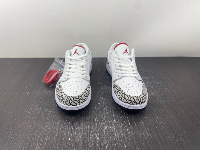 Air Jordan 1 Low Phat White Cement Grey 338145-162