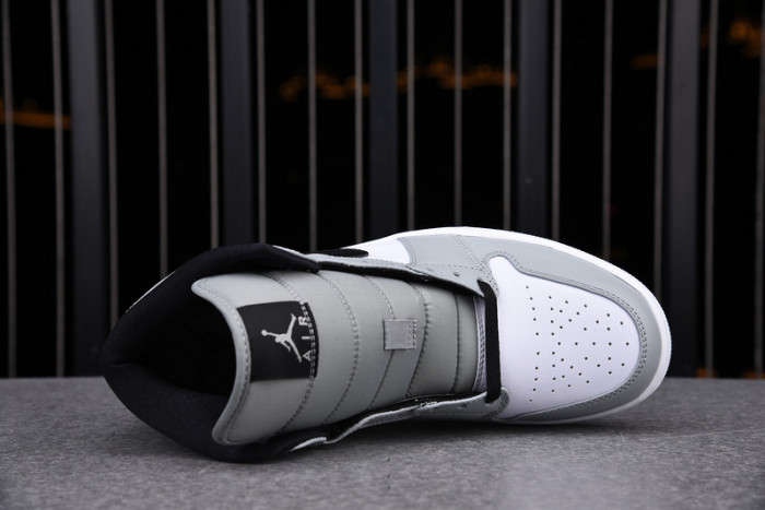 AIR Jordan 1 Mid Light Smoke Grey - 554724-092