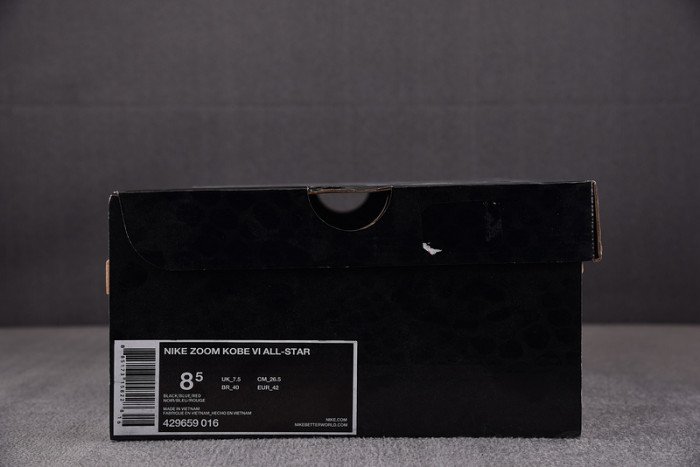 Nike Zoom Kobe 6“Dark Knight” 429659-016