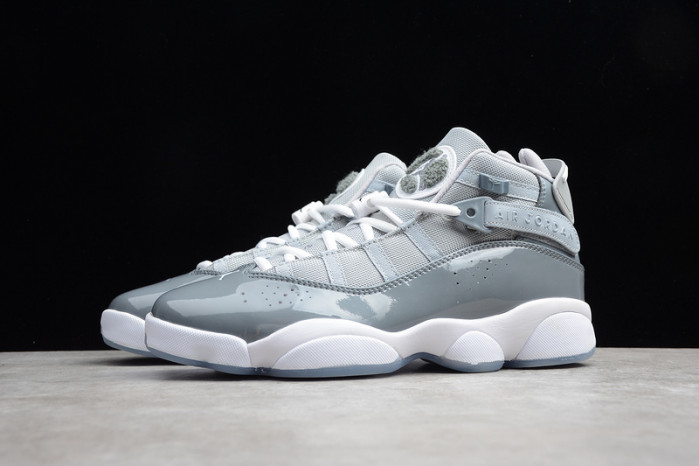 AIR JORDAN 6 RINGS COOL GREY WHITE 322992-015