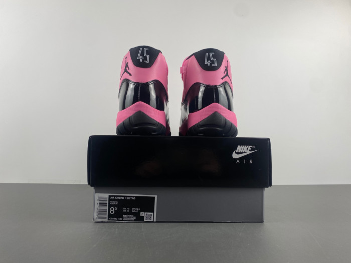 Air Jordan 11 Custom “Pink and Black” CT8012 500