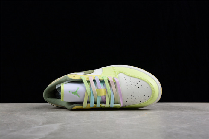 Jordan 1 Low Sail White Oil Green  - FD9906-131