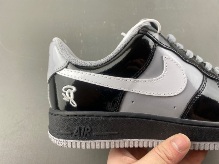 Nike Air Force 1 Low Syna Central Cee Black White Smoke Grey IO9974-010
