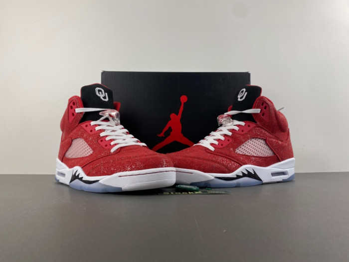 Air Jordan 5 Retro Oklahoma Sooners PE Player Exclusive