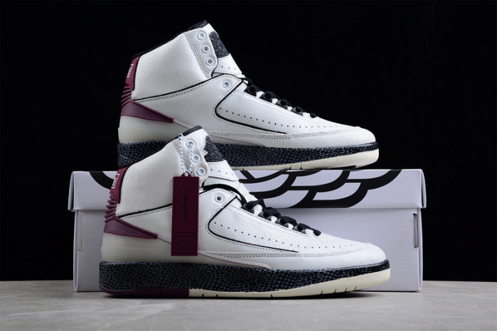 Nike Air Jordan 2 Mid SP Grey Burgundy DJ4375-160