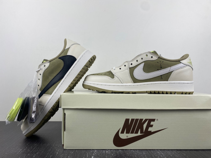 Travis Scott x Air Jordan 1 Low Golf FZ3124-200